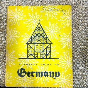 1950’s POCKET GUIDE TO GERMANY BOOK